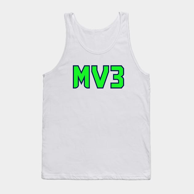 MV3 - White 1 Tank Top by KFig21